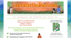 Desktop Screenshot of onehearthealingcenter.com