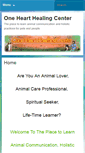 Mobile Screenshot of onehearthealingcenter.com